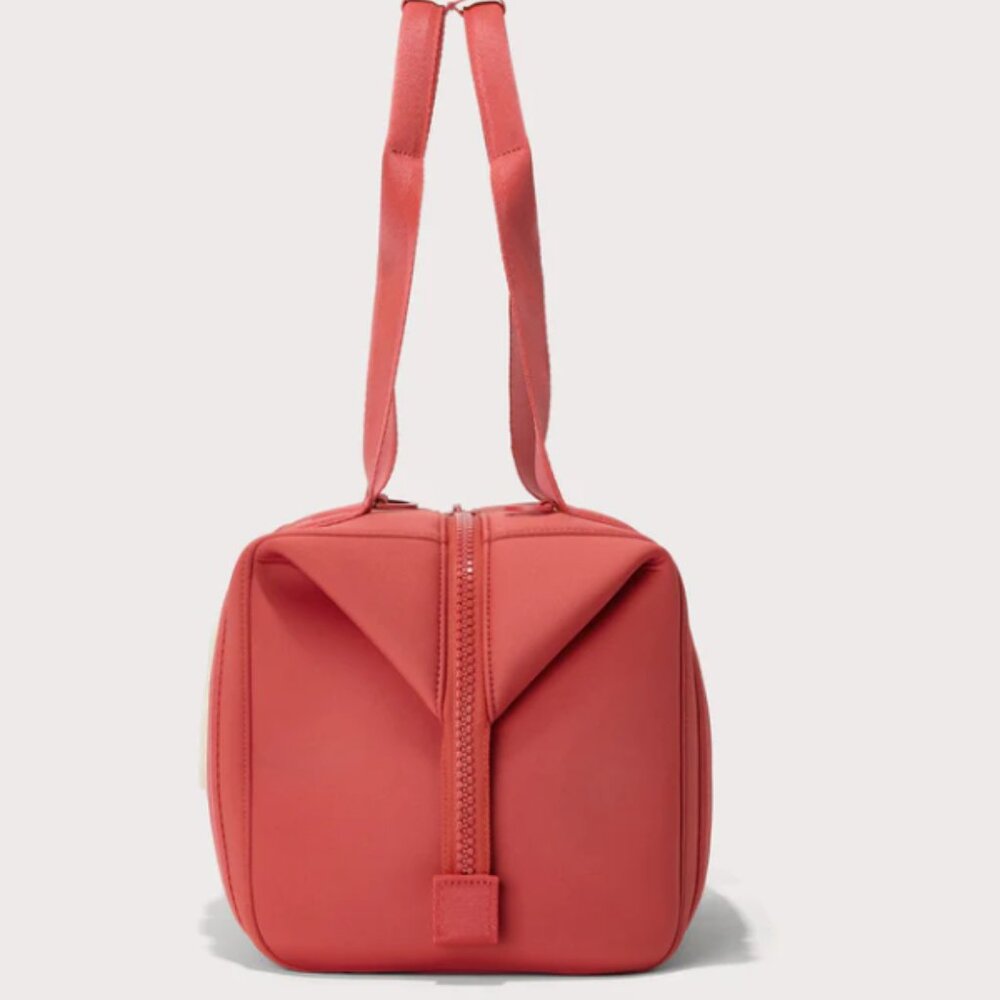 NWT Dagne Dover Medium Landon Carryall in Ltd Edition Rhubarb - Picture 3 of 10